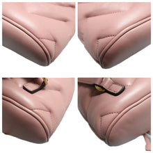 Load image into Gallery viewer, GUCCI GG Marmont Leather Backpack Pink