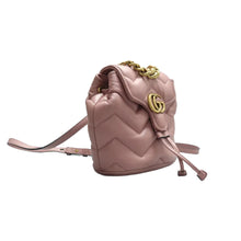 Load image into Gallery viewer, GUCCI GG Marmont Leather Backpack Pink