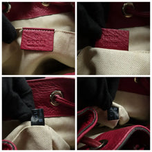 Load image into Gallery viewer, Gucci  Cellarius Calfskin Small Bamboo Backpack Petunia