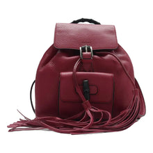Load image into Gallery viewer, Gucci  Cellarius Calfskin Small Bamboo Backpack Petunia