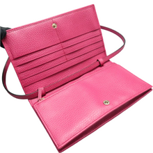 Load image into Gallery viewer, GUCCI Leather Shoulder Bag Fuchsia Pink