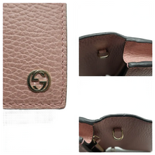 Load image into Gallery viewer, GUCCI Wallet On Chain Leather Shoulder Bag Pink