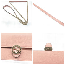 Load image into Gallery viewer, Gucci Interlocking G Leather Shoulder Bag Pink