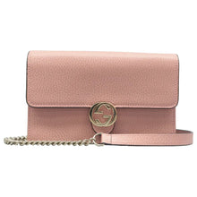 Load image into Gallery viewer, Gucci Interlocking G Leather Shoulder Bag Pink
