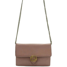 Load image into Gallery viewer, GUCCI Interlocking Leather Shoulder Bag Pink