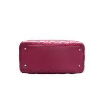 Load image into Gallery viewer, Christian Dior Lady Dior Leather Satchel Bag Pink