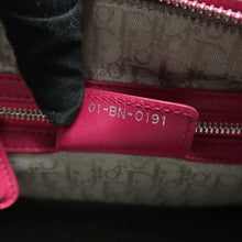 Load image into Gallery viewer, Christian Dior Lady Dior Leather Satchel Bag Pink