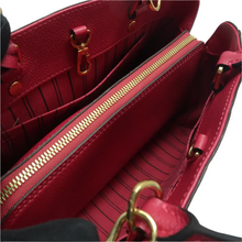 Load image into Gallery viewer, Louis Vuitton Montaigne Monogram Leather Satchel Bag Fuchsia