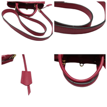 Load image into Gallery viewer, Louis Vuitton Montaigne Monogram Leather Satchel Bag Fuchsia