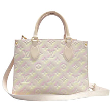 Load image into Gallery viewer, LOUIS VUITTON Onthego Monogram Leather Satchel Bag Pink