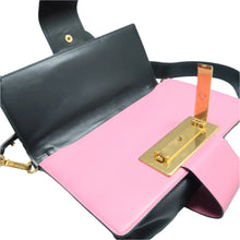 Load image into Gallery viewer, PRADA Plex Ribbon Leather Shoulder Bag Pink