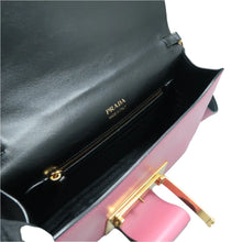 Load image into Gallery viewer, PRADA Plex Ribbon Leather Shoulder Bag Pink