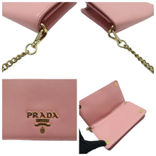 Load image into Gallery viewer, Prada Leather Shoulder Bag Pink