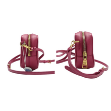 Load image into Gallery viewer, PRADA Saffiano Lux Leather Shoulder Bag Fuchsia