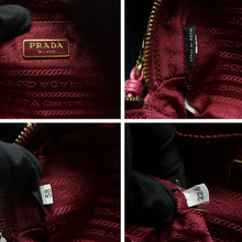 Load image into Gallery viewer, PRADA Saffiano Lux Leather Shoulder Bag Fuchsia