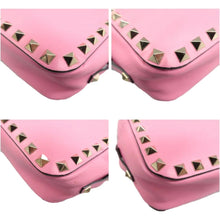 Load image into Gallery viewer, Valentino  Garavani Rockstud Leather Shoulder Bag Pink