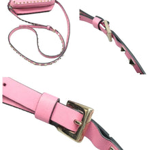 Load image into Gallery viewer, Valentino  Garavani Rockstud Leather Shoulder Bag Pink