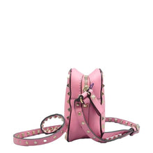 Load image into Gallery viewer, Valentino  Garavani Rockstud Leather Shoulder Bag Pink