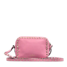 Load image into Gallery viewer, Valentino  Garavani Rockstud Leather Shoulder Bag Pink