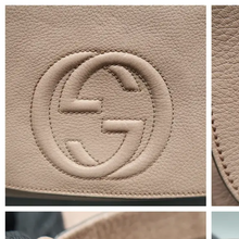 Load image into Gallery viewer, GUCCI Soho Chain Leather Shoulder Bag Pink