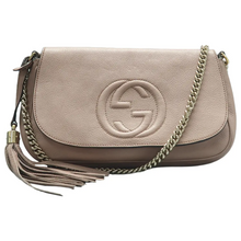 Load image into Gallery viewer, GUCCI Soho Chain Leather Shoulder Bag Pink