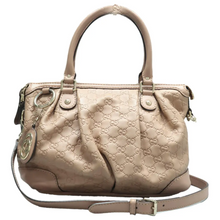 Load image into Gallery viewer, GUCCI Sukey Leather Satchel Bag Pink