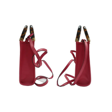 Load image into Gallery viewer, FENDI Sunshine Leather Satchel Bag Fuchsia
