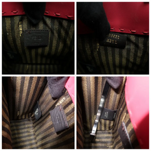 Load image into Gallery viewer, FENDI Sunshine Leather Satchel Bag Fuchsia