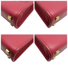 Load image into Gallery viewer, FENDI Sunshine Leather Satchel Bag Fuchsia