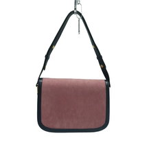 Load image into Gallery viewer, GUCCI Horsebit 1955 Velvet Shoulder Bag Pink