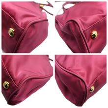 Load image into Gallery viewer, Prada Nylon Satchel Bag Purple