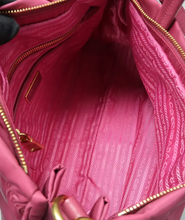 Load image into Gallery viewer, Prada Nylon Satchel Bag Purple