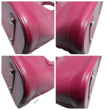 Load image into Gallery viewer, Louis Vuitton Alma Epi Leather Satchel Bag Burgundy