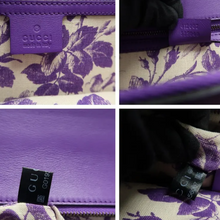Load image into Gallery viewer, GUCCI Animalier Leather Shoulder Bag Purple