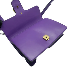 Load image into Gallery viewer, GUCCI Animalier Leather Shoulder Bag Purple