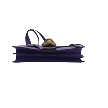 Load image into Gallery viewer, GUCCI Animalier Leather Shoulder Bag Purple