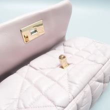 Load image into Gallery viewer, Christian Dior Cannage Milly La Foret Leather Shoulder Bag Purple