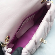 Load image into Gallery viewer, Christian Dior Cannage Milly La Foret Leather Shoulder Bag Purple