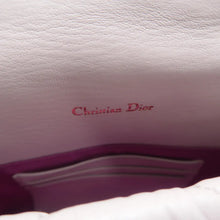Load image into Gallery viewer, Christian Dior Cannage Milly La Foret Leather Shoulder Bag Purple