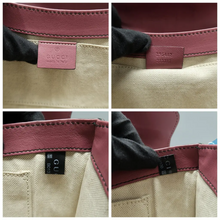 Load image into Gallery viewer, GUCCI Emily Leather Shoulder Bag Purple