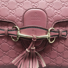 Load image into Gallery viewer, GUCCI Emily Leather Shoulder Bag Purple