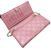 Load image into Gallery viewer, GUCCI Emily Leather Shoulder Bag Purple