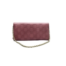 Load image into Gallery viewer, GUCCI Emily Leather Shoulder Bag Purple