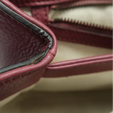 Load image into Gallery viewer, GUCCI GG Marmont Leather Shoulder Bag Purple