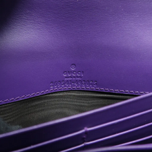 Load image into Gallery viewer, GUCCI Leather Shoulder Bag Purple
