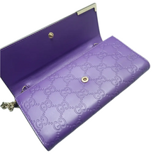 Load image into Gallery viewer, GUCCI Leather Shoulder Bag Purple