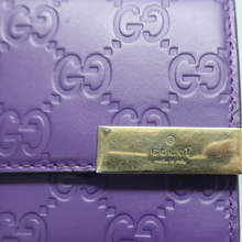 Load image into Gallery viewer, GUCCI Leather Shoulder Bag Purple