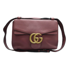 Load image into Gallery viewer, GUCCI Leather Shoulder Bag Purple