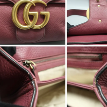 Load image into Gallery viewer, GUCCI Leather Shoulder Bag Purple