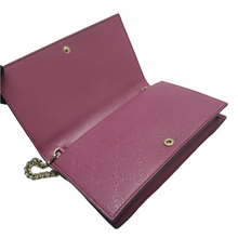 Load image into Gallery viewer, GUCCI Leather Shoulder Bag Purple